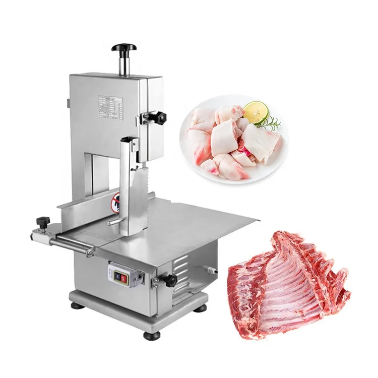 Butcher Commercial Electric Frozen Chicken Fish Meat Cutter Cutting Machine  Food Band and Bone Saw Machine For Butchers