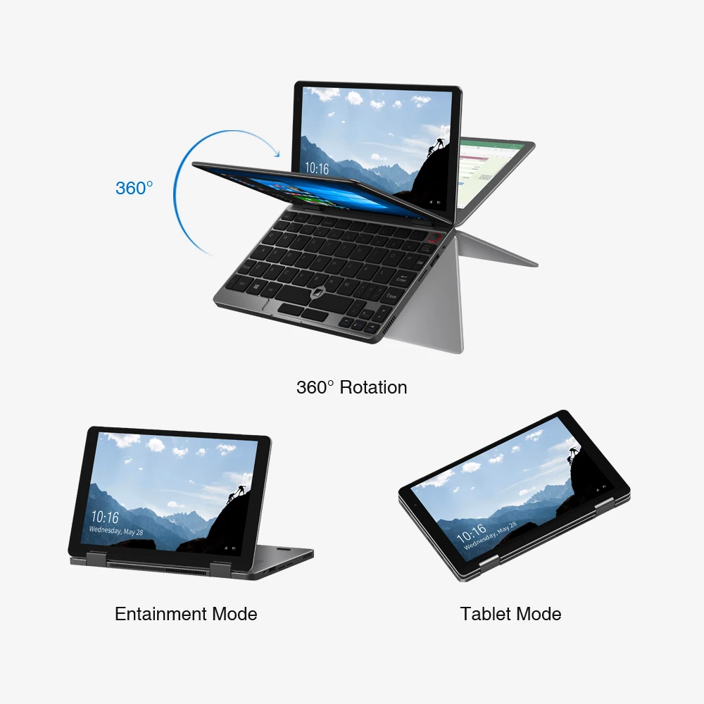 CHUWI MiniBook 8 pulgadas IPS pantalla Intel Core M3 8100Y