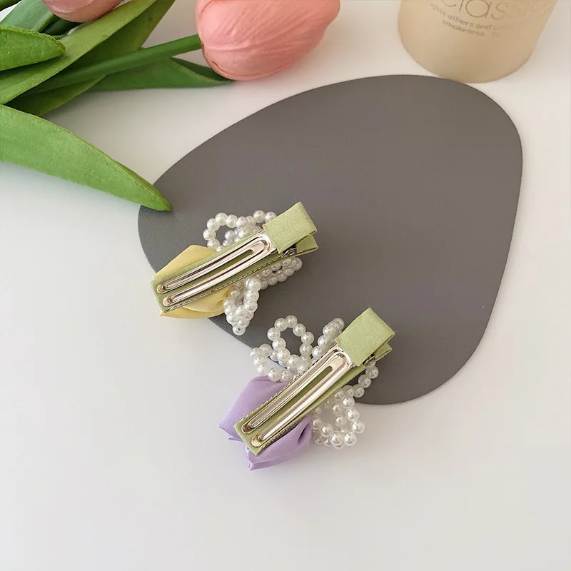 Заколка для волос с жемчугом