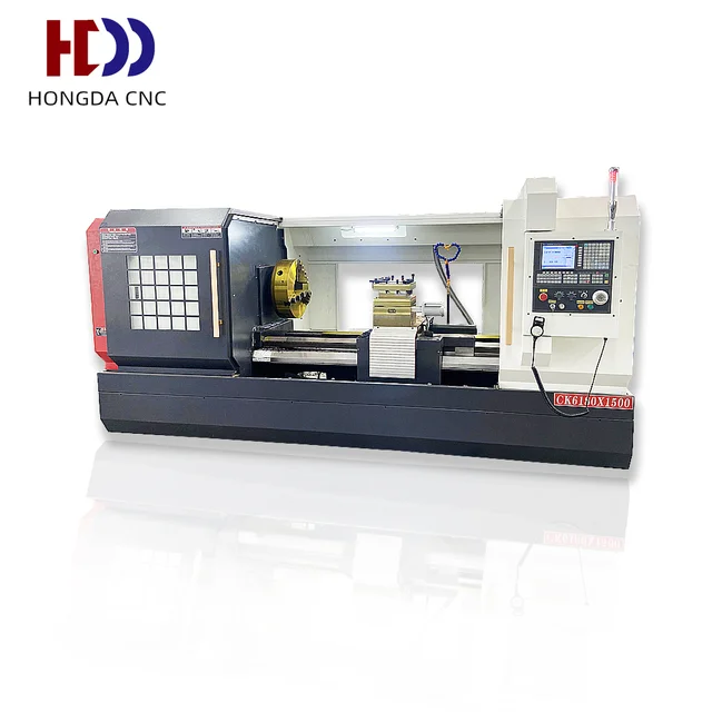 Cnc Lathe Machine China Metal Cnc Lathe Heavy duty hard rail CNC flat car CK6180