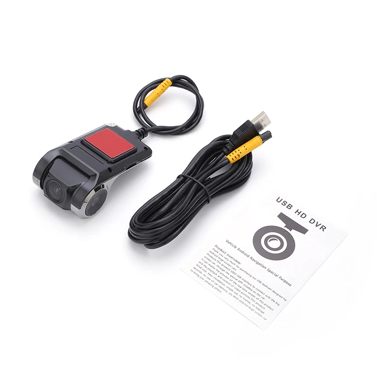 U2 USB Dash Cam - 1080P HD Car DVR with Motion Detection