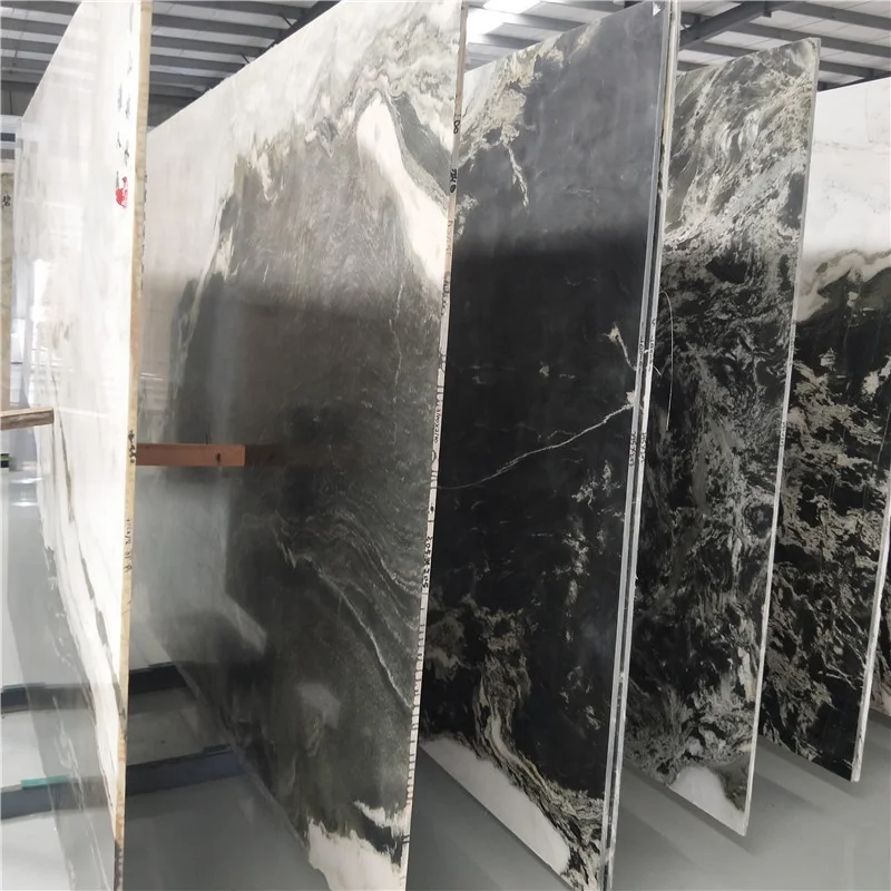product new design landscape painting chinese white marble slab for villa hotel indoor wall background tiles decoration-1