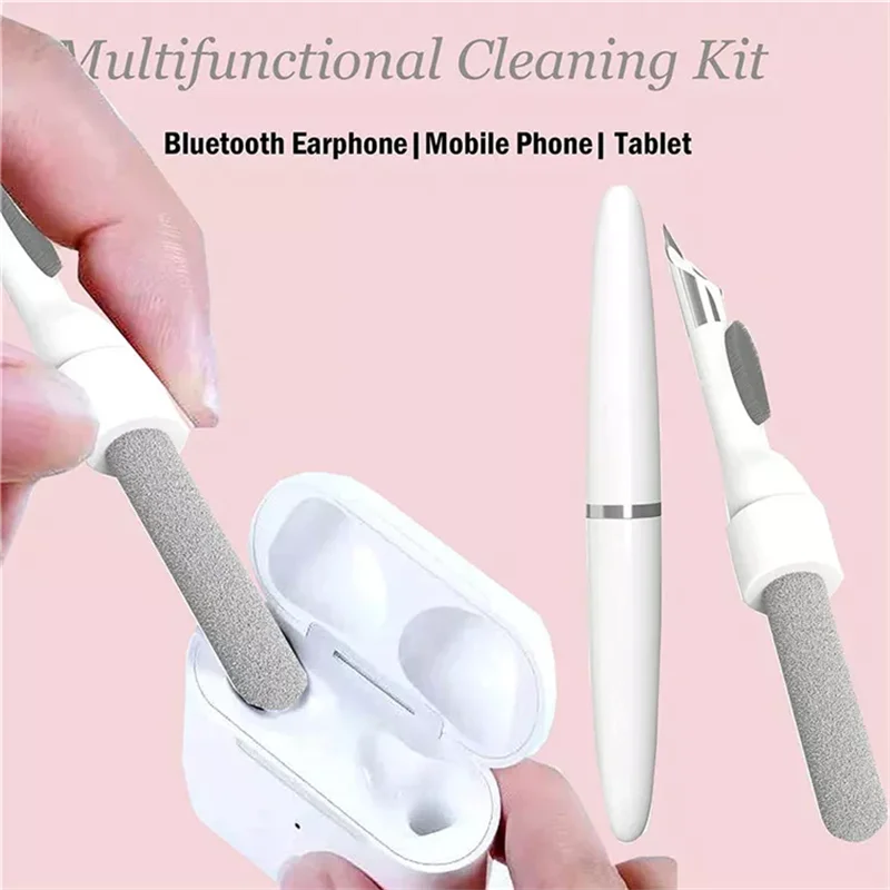 New Arrival Multi-Function Earbuds Cleaner Tool Kit Earphone Cleaner Pen Soft Cleaning Brush for Airpods Cleaner