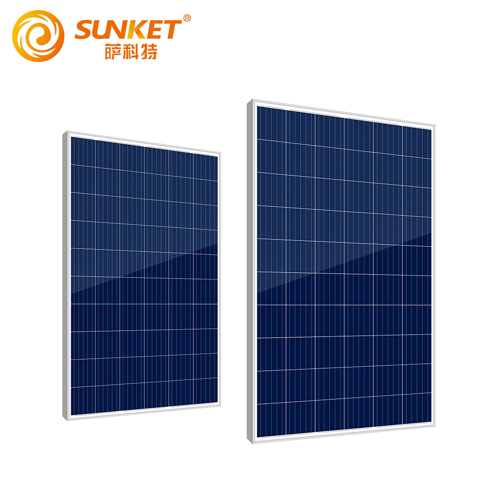 Placas solares 24v 30v 275w 285w 290 ватт запас 250 260w 270 280 ватт 300Wp Солнечный черная рамка Поли 60 для панели солнечных батарей