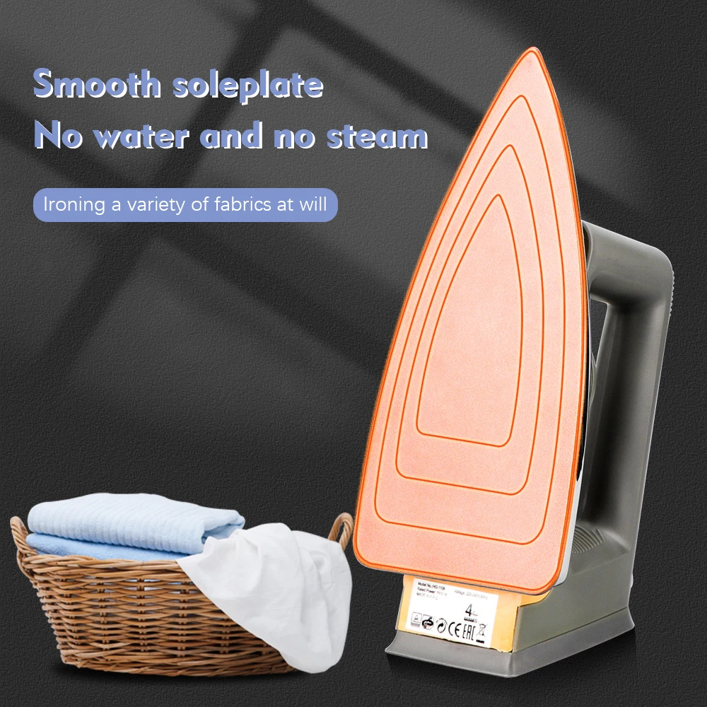 RAF Electric Iron - Professional Dry Iron with Non-Stick Soleplate
