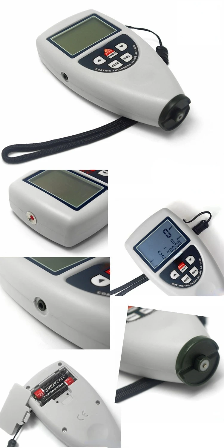 Portable ultrasonic thickness gauge for metal itself thickness measuring