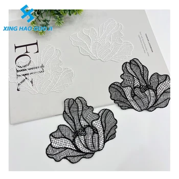 New style lace decal water-soluble silk thread hollow embroidery decal wedding dress decoration