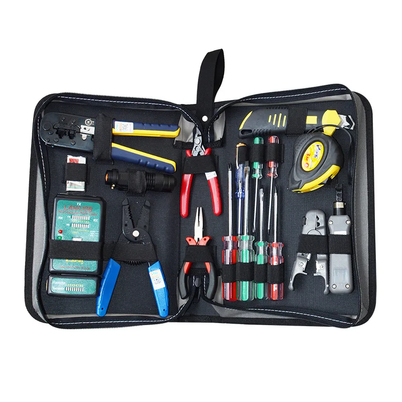MT-8439 Professional Multifunction Computer RJ45 Network Termination Tools Kits/Case internet wire tester