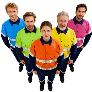 Factory Direct Sale Work Uniforms B2B Preferred Jacket Shirt Workwear Hi Reflective Material Safety Clothing