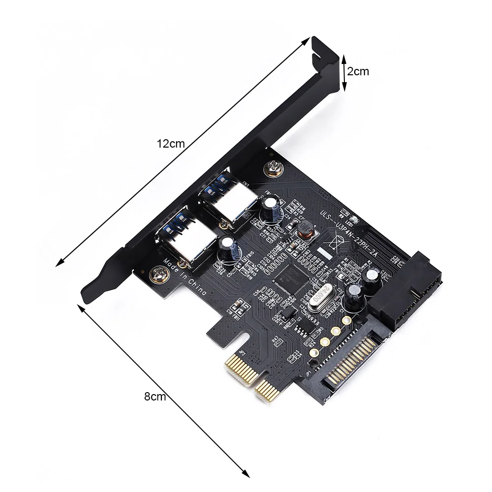 Usb 3 0 To Pci E Express Card External 2 Ports Expansion Card Internal 19 Pin Adapter Sata 15pin Power Connector Base Buy Usb 3 0 To Pci E Express Card 2 Ports Expansion Card Sata 15pin