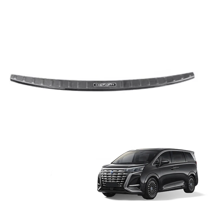 Auto Tailgate Guard Plate For BYD Denza D9 Trunk Threshold Guard Plate ABS Exterior Accessories