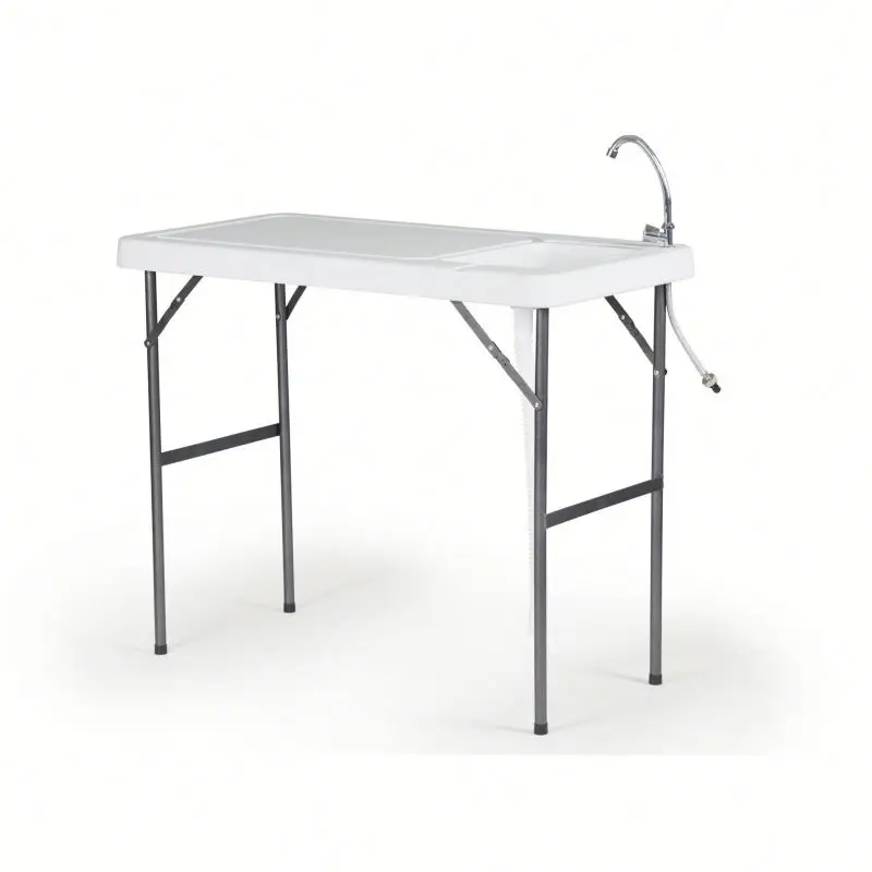 Горячая распродажа пластиковый складной стол для чистки рыбы вечеринок и мероприятий