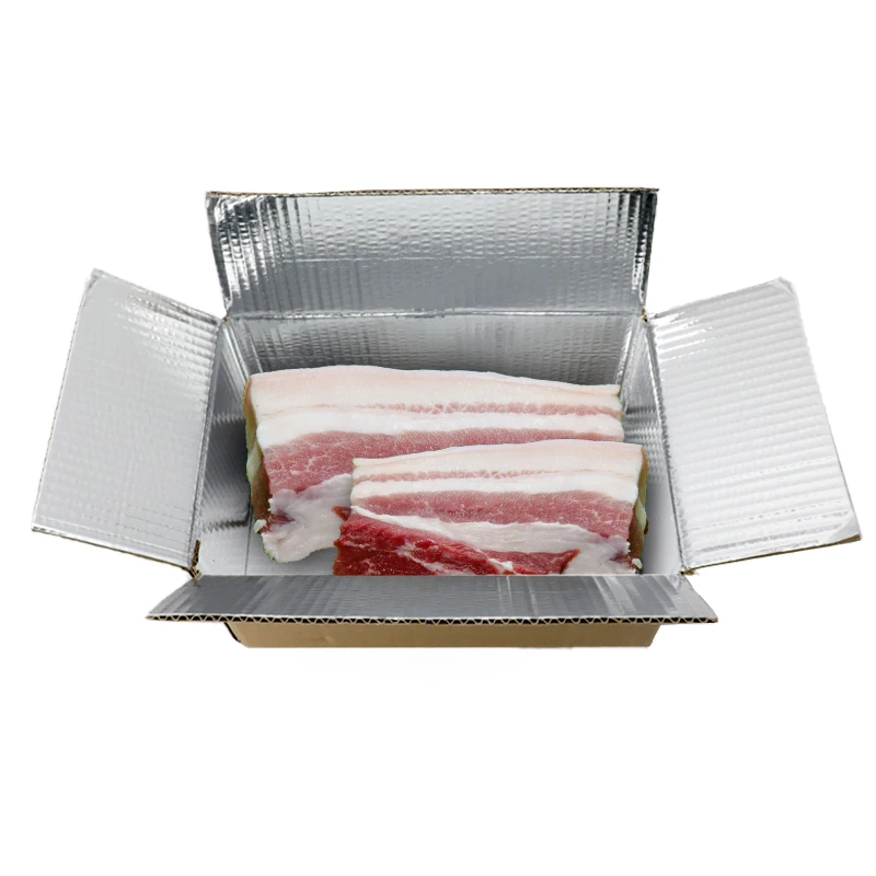 Insulated Freezer Container Fresh Fish Packaging Box Delivery Food Cooler Carton Fish Food Paper Box