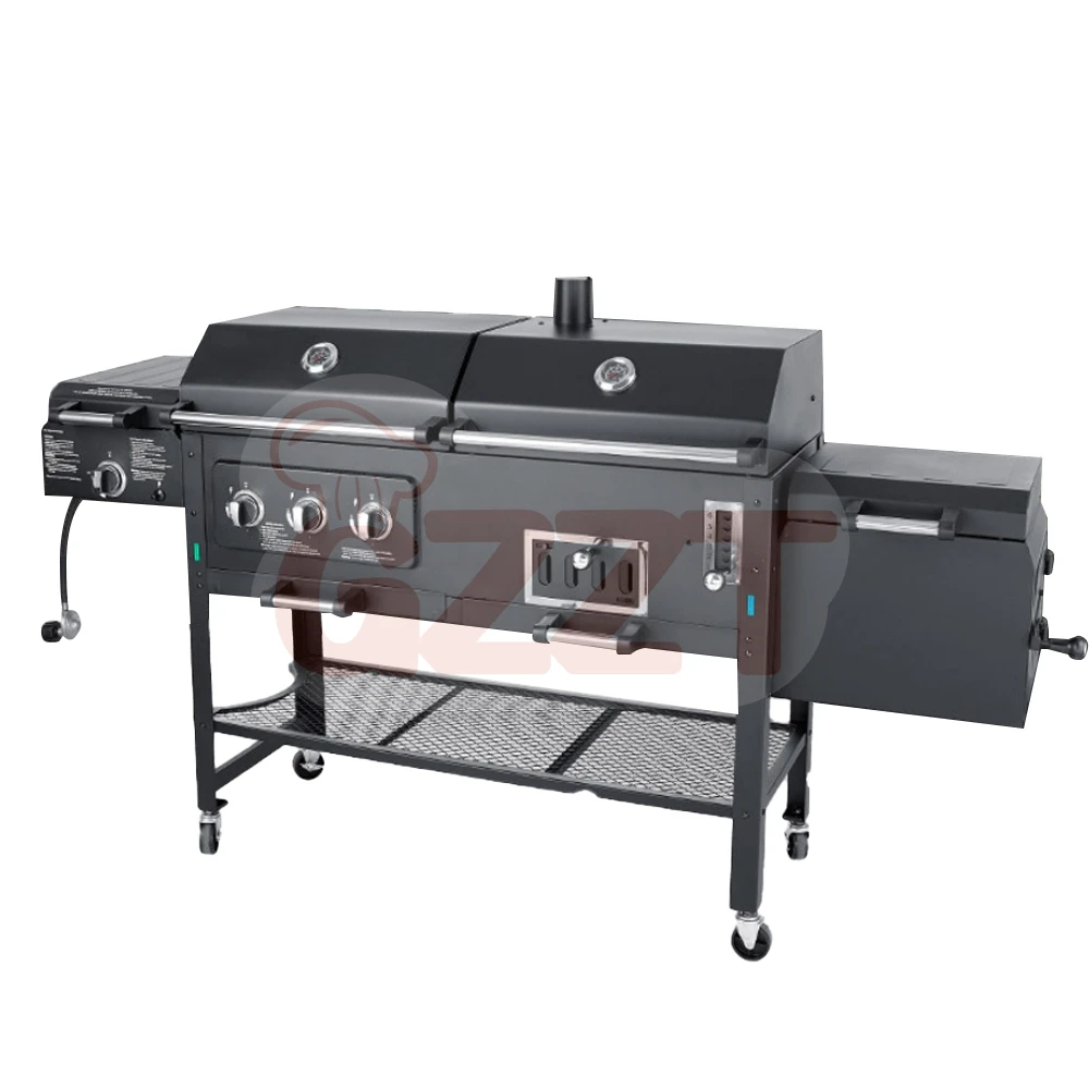 IT-4518S Gas & Charcoal Combo Grill with Infrared Burner - OEM
