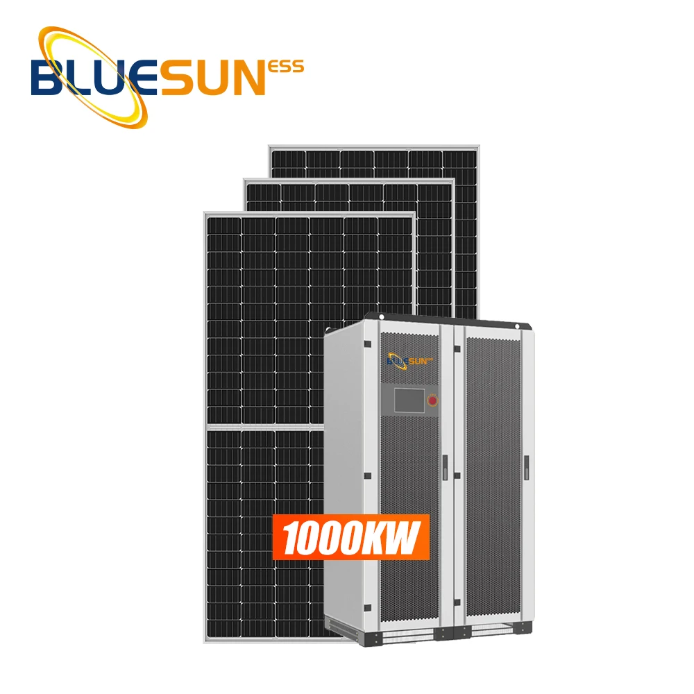 Bluesuness Solar Panel System 1000kw 1 mw Solar System Commercial Solar Energy Systems