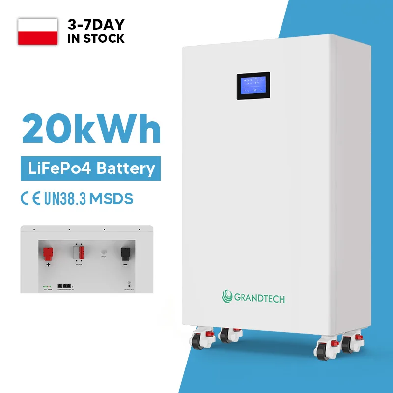 EU LAGER Lifepo4 Solbatteri Litium Power-Wall 48V 51,2V 200Ah 300Ah 400Ah 10Kwh 15Kwh Powerwall 20Kwh Litiumionbatteri