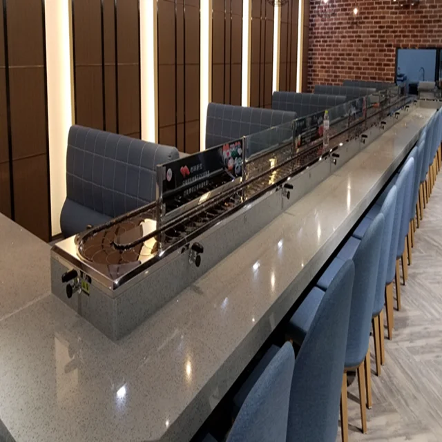 Versatile Buffet 360 Degree Rotary Sushi Conveyor Belt for Sale