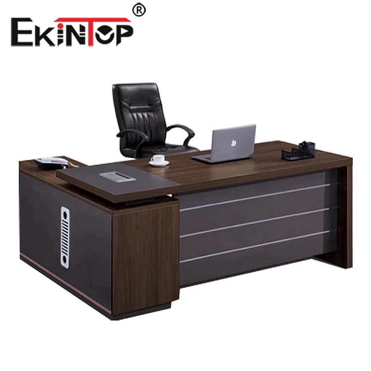 Ekintop Modern Office Furniture Desk High Tech Executive L Shaped ...