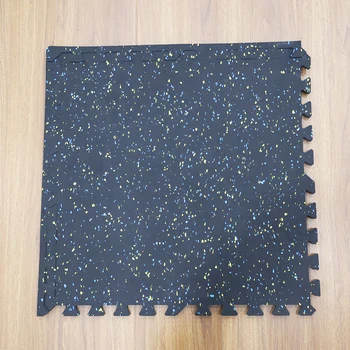 Rubber Top High Density EVA Foam Exercise Gym Mat Non-Slip  Interlocking Puzzle Floor Tiles Rubber Mat