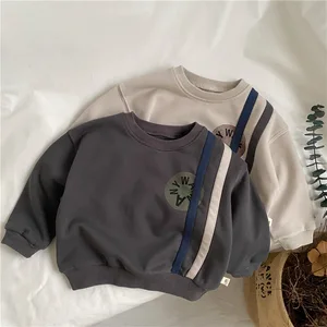 New Fashion Spring Children's Knitted Print Eco-Friendly Polyester/Cotton Pullover Hoodies