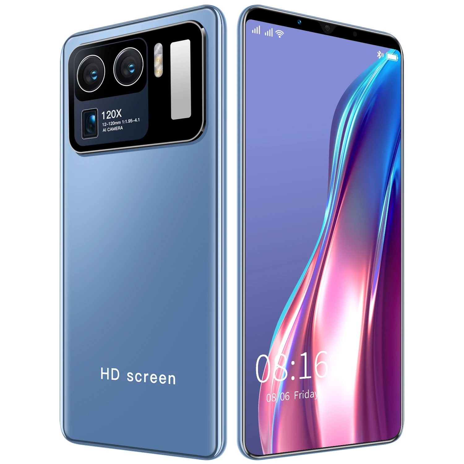 Высококачественные M12 U1tra 6,38 дюйма 5000 мАч 5g смартфоны низкая цена 12 Гб + 512 ГБ синие телефоны разблокированный мобильный телефон