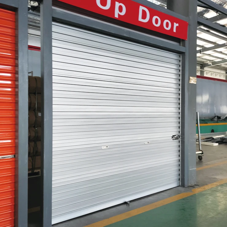 High tech self storage steel rolling shutter door with anti-theft and wind resistance performance