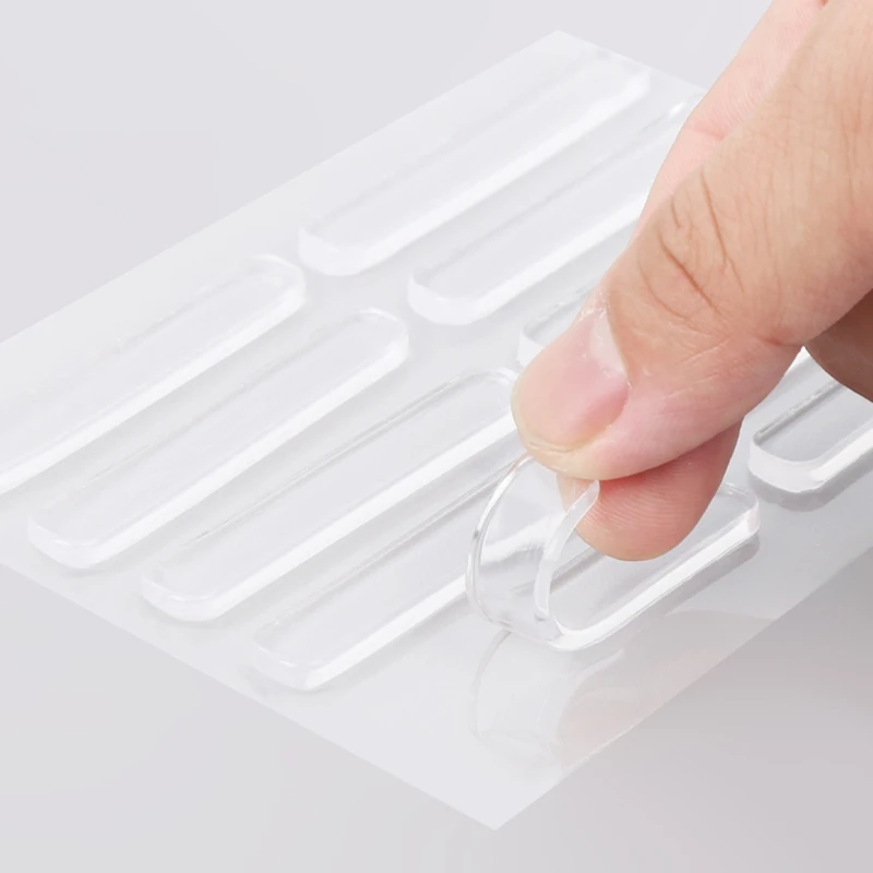 Аксессуары для мебели противоскользящие прозрачные гибкие длинные самоклеющиеся Резиновые бамперы двусторонняя Волшебная наклейка