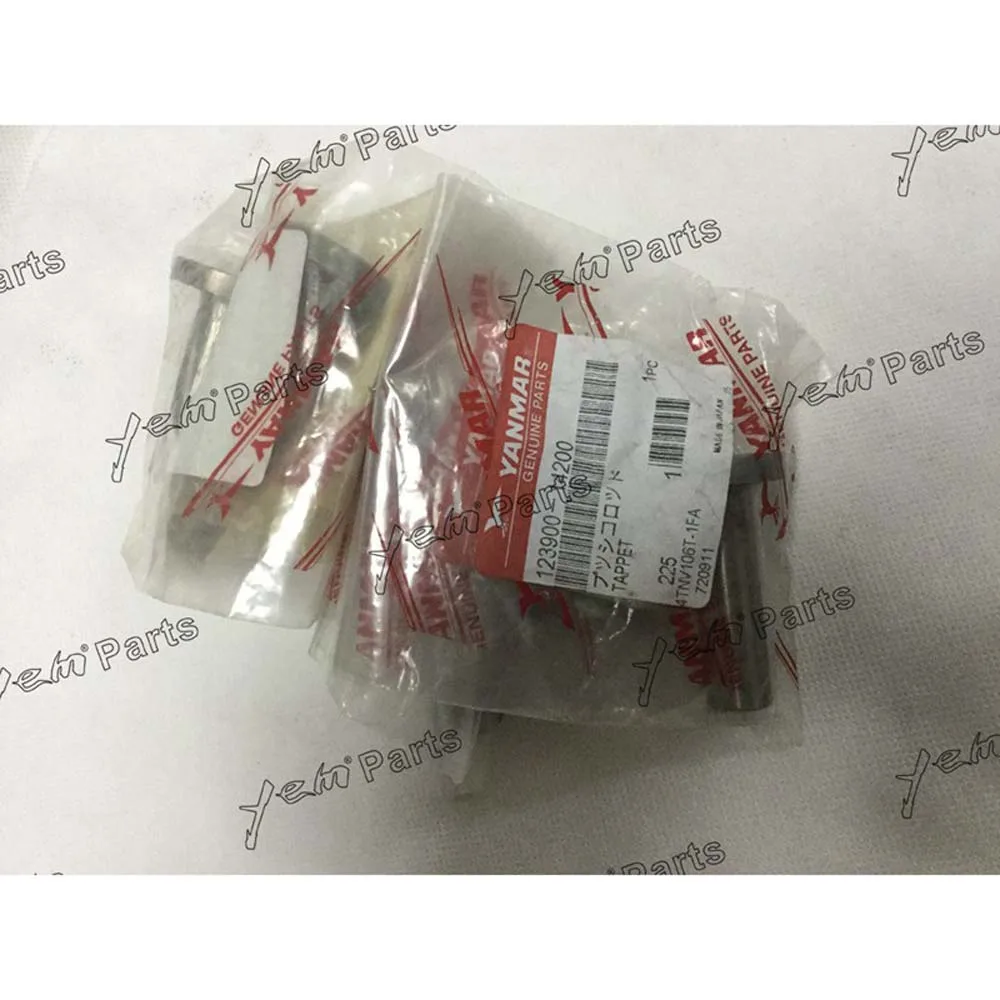 4TNV106 Valve Tappet 123900-14200 for Yanmar Engine Overhaul Kit 5