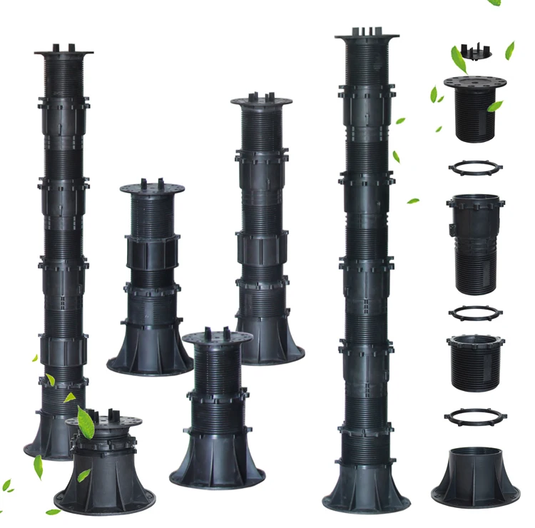 Durable self leveling Adjustable plastic pedestal