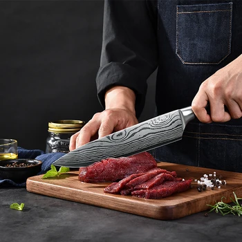 XITUO Asian Kitchen Knife 5Cr15 High Carbon Stainless Steel Sharp