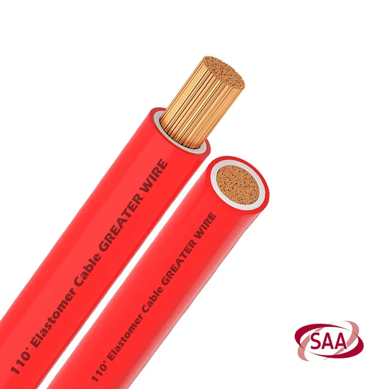 Saa X-hf-110 Insulated Pure Copper Stranded Single Core Elastomer Cable ...