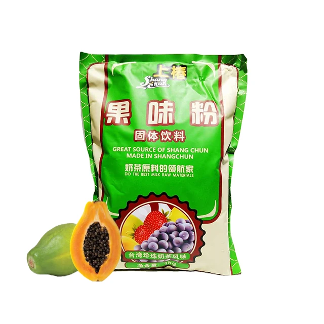 Shangchunshipin 1kg Fruit flavored powder instant Chinese flowering quince Seasoning Powder milk tea ingredients