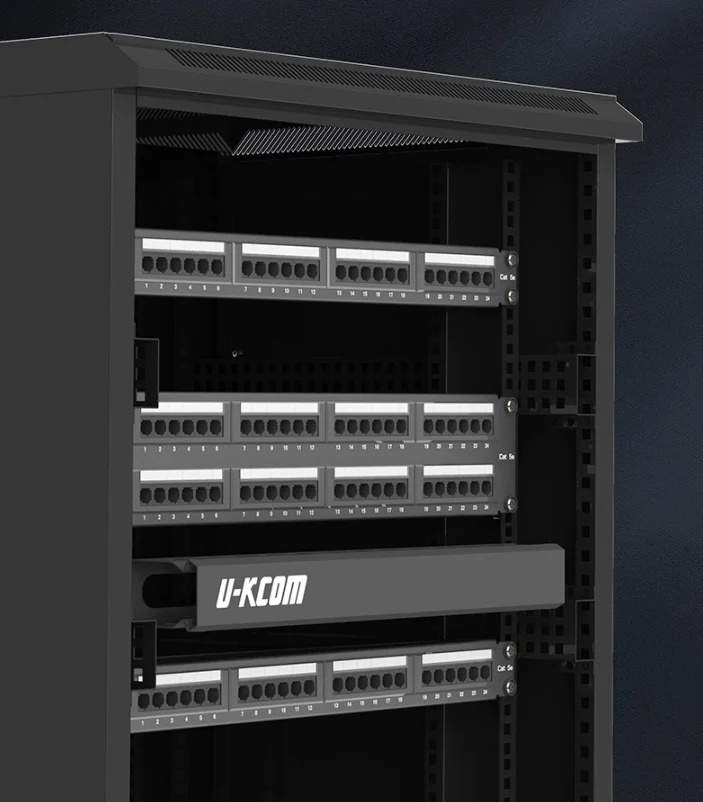 Патч-Панель RJ45 48 портов 24 порта Cat6 cat5e cat6a keystone jack черная