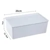 Boîte blanche avec couvercle blanc