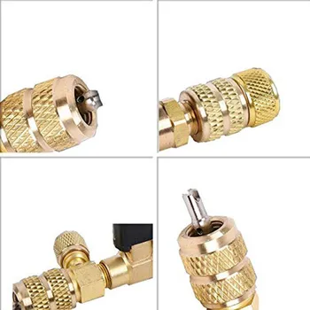 Changeur De Noyau De Soupape, Outil De Réparation De Ligne De Climatisation Pour R22 R134 R410 R32, Remplace Rapidement Les Noyaux De Valve Qui Fuit, Résistant à L'usure