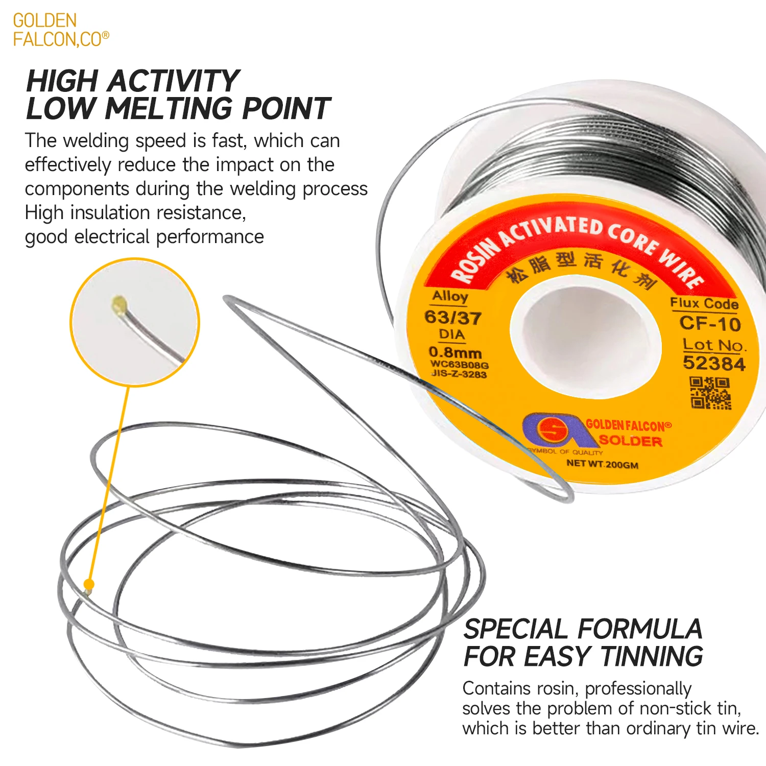 Alibaba.com: Tin Soldering Wire with Rosin Activated Core, 63/37 60/40 ...
