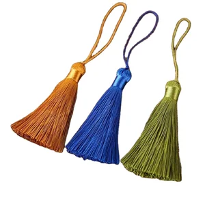 Fashion Accessories Wholesale China Factory 100% Polyester Wire Tassel Fringe for Gift Packing Jewelry Making