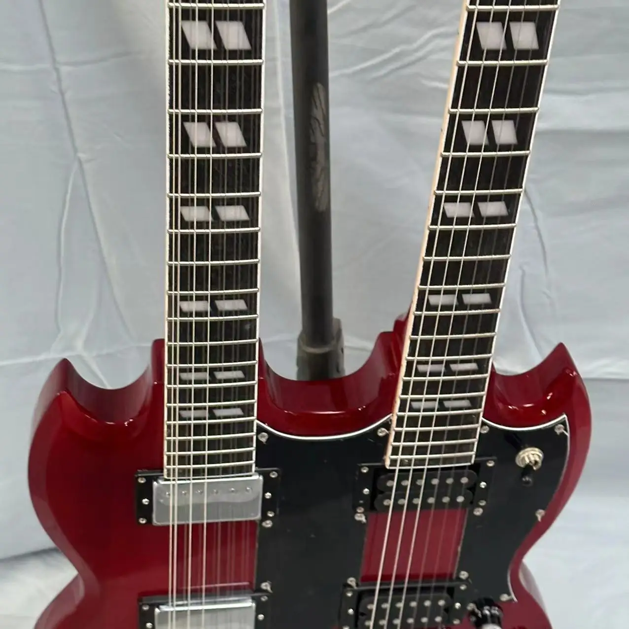 Good Quality Double Neck Explore.r Electric Guitar & Double Neck SG