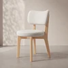 Wood-Colored+White Leather