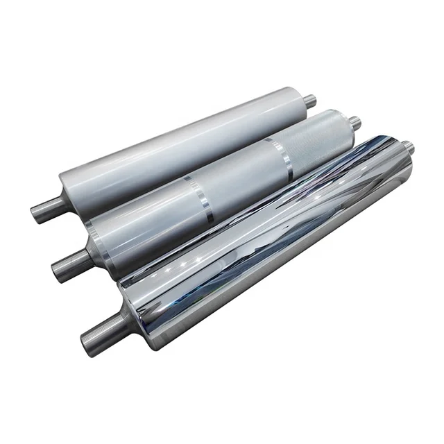 Factory Price RUIYI RY-091 Embossing Cylinder Steel Rollers Cutting Service Customized Length for Industrial Printing Machines