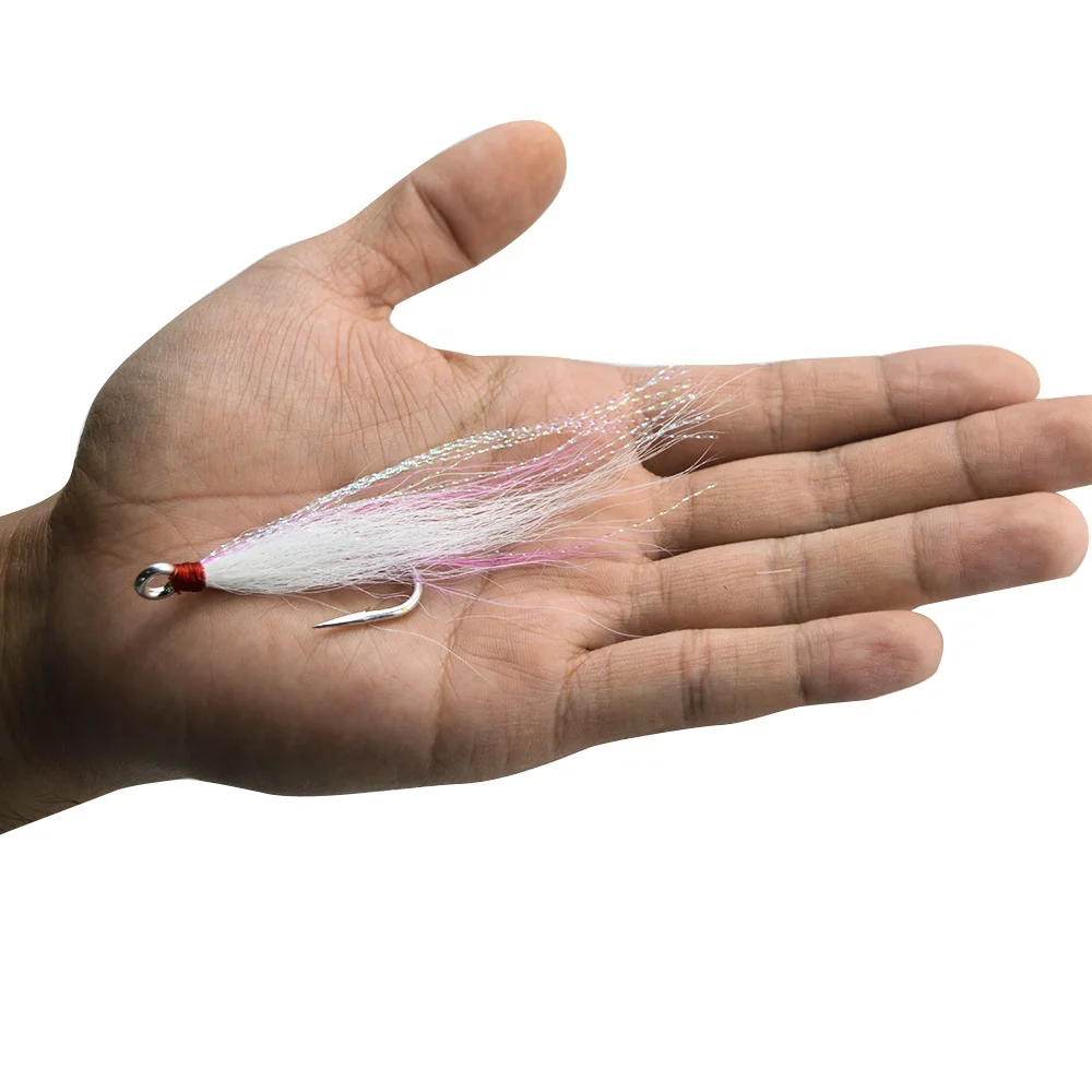 Рыболовные крючки с застежкой, рыболовные крючки для морской рыбалки, затычки для приманки с хвостом, джиг-крючки, рыболовные крючки 5/0