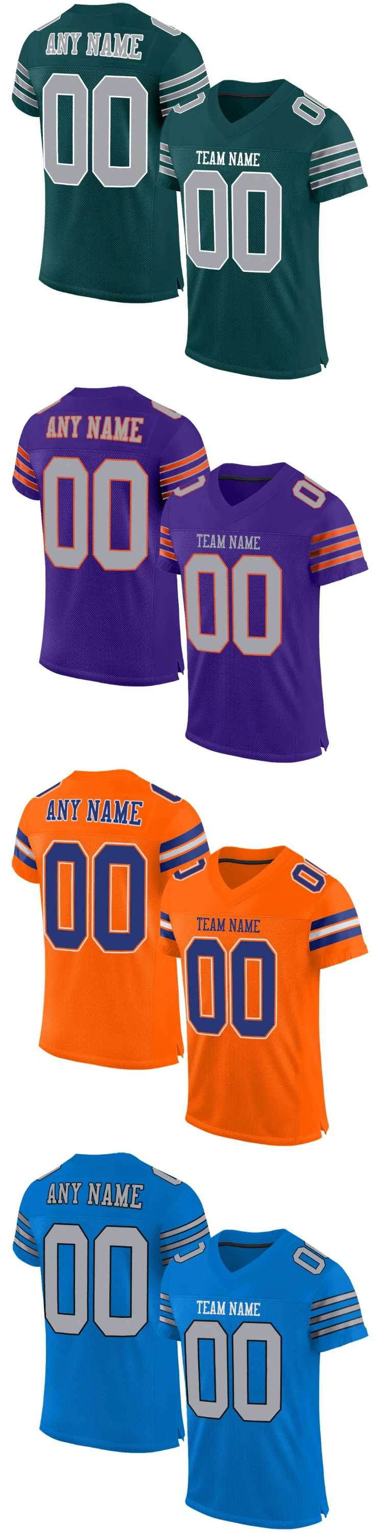 BETHERIVAL Design Your Own Any Size Color 2018 Football Jerseys Uniform supplier