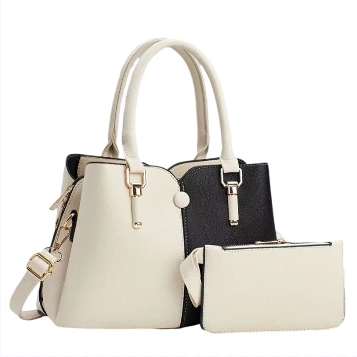 Advanced Sense High-capacity PU Leather Fashion Luxury Women's Messenger Bag with Chains and Zipper Closure