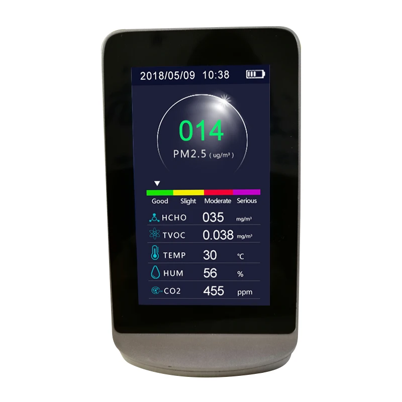 Функция вывода данных монитор качества воздуха детектор газа CO2 Датчик PM2.5 HCHO тестер метр RS-485 передача