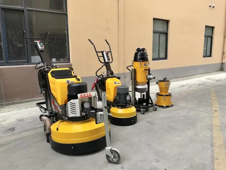 R5 JS FLOOR SYSTEMS Walk Behind Concrete Floor Grinder Polisher