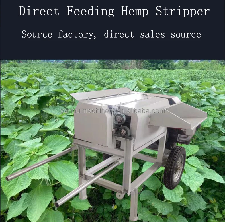 Hemp Leaf and Stem Separating Machine Sisal Decorticator Trencher with Pump and Motor New and Used Condition for Trench Use