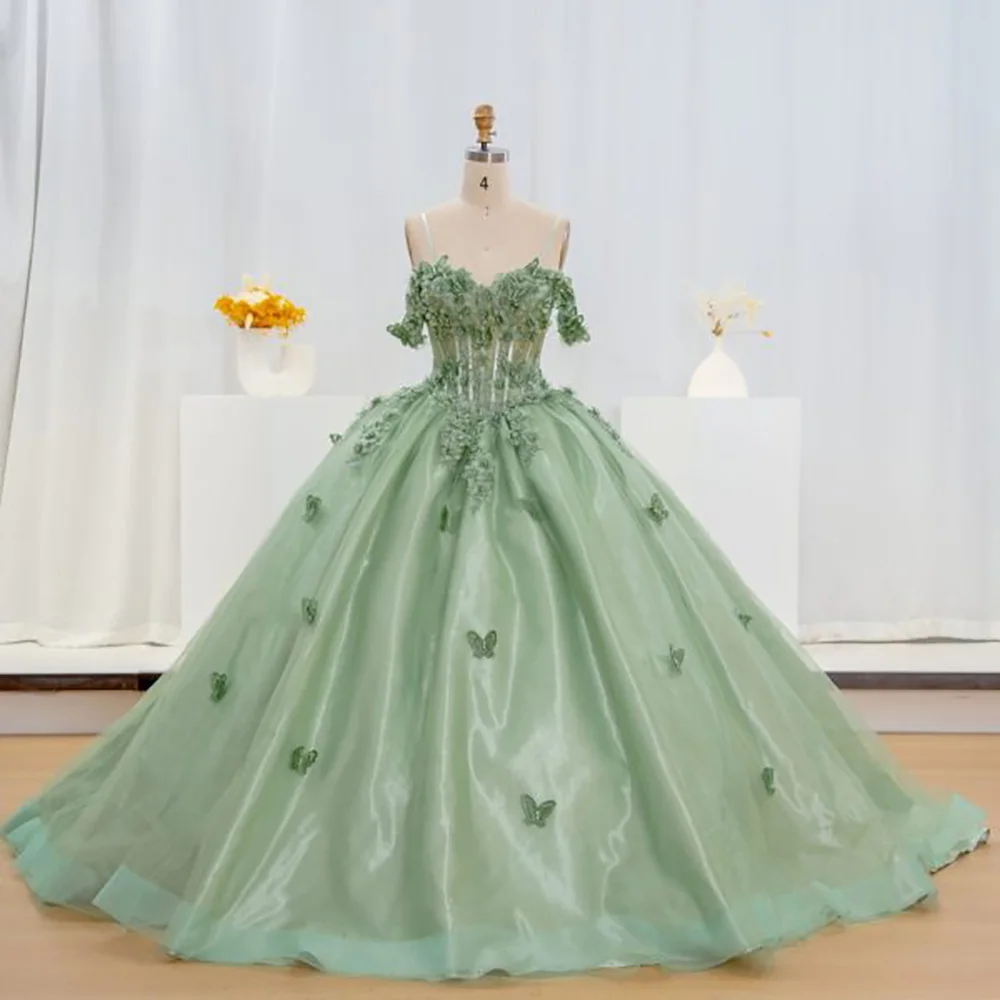 slim fit dress slacks Light Green Quinceañera Dress – Quince-Dress