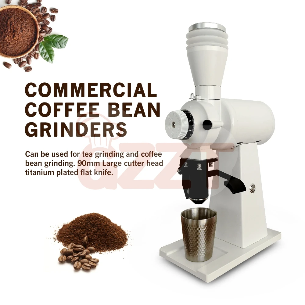 Commercial Coffee Grinder Electric Coffee Mill 90mm Flat or Ghost Burr  Grinder