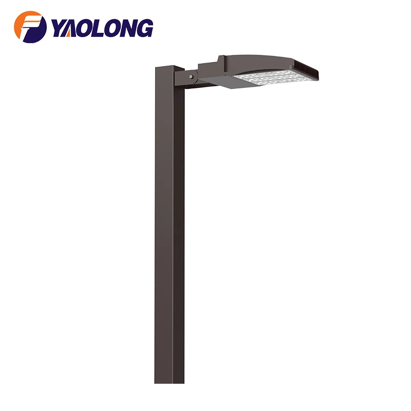 ССА площади прямые алюминий с двумя держателями для анодирования порошковое покрытие освещения фонарный столб