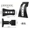striscia morbida in silicone bianco e nero, pluriball